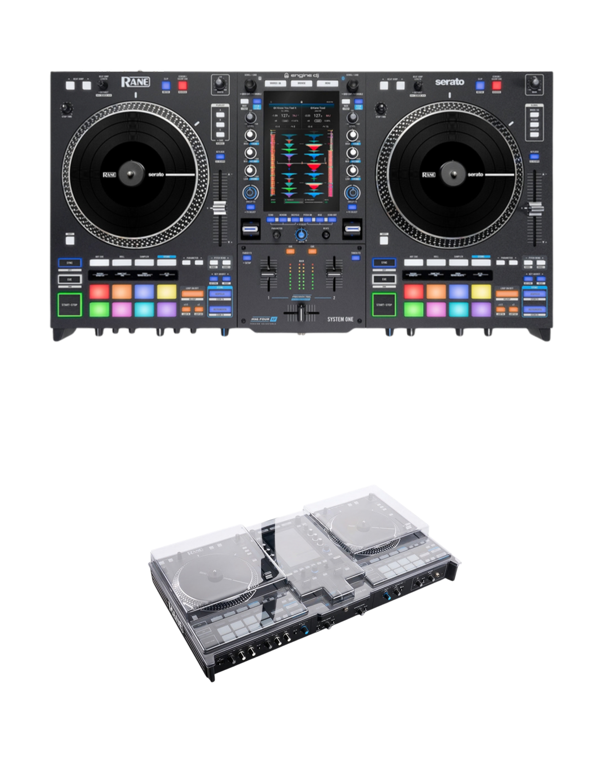 Rane SYSTEM ONE + Decksaver DS-PC-SYSTEM1 Cover Bundle