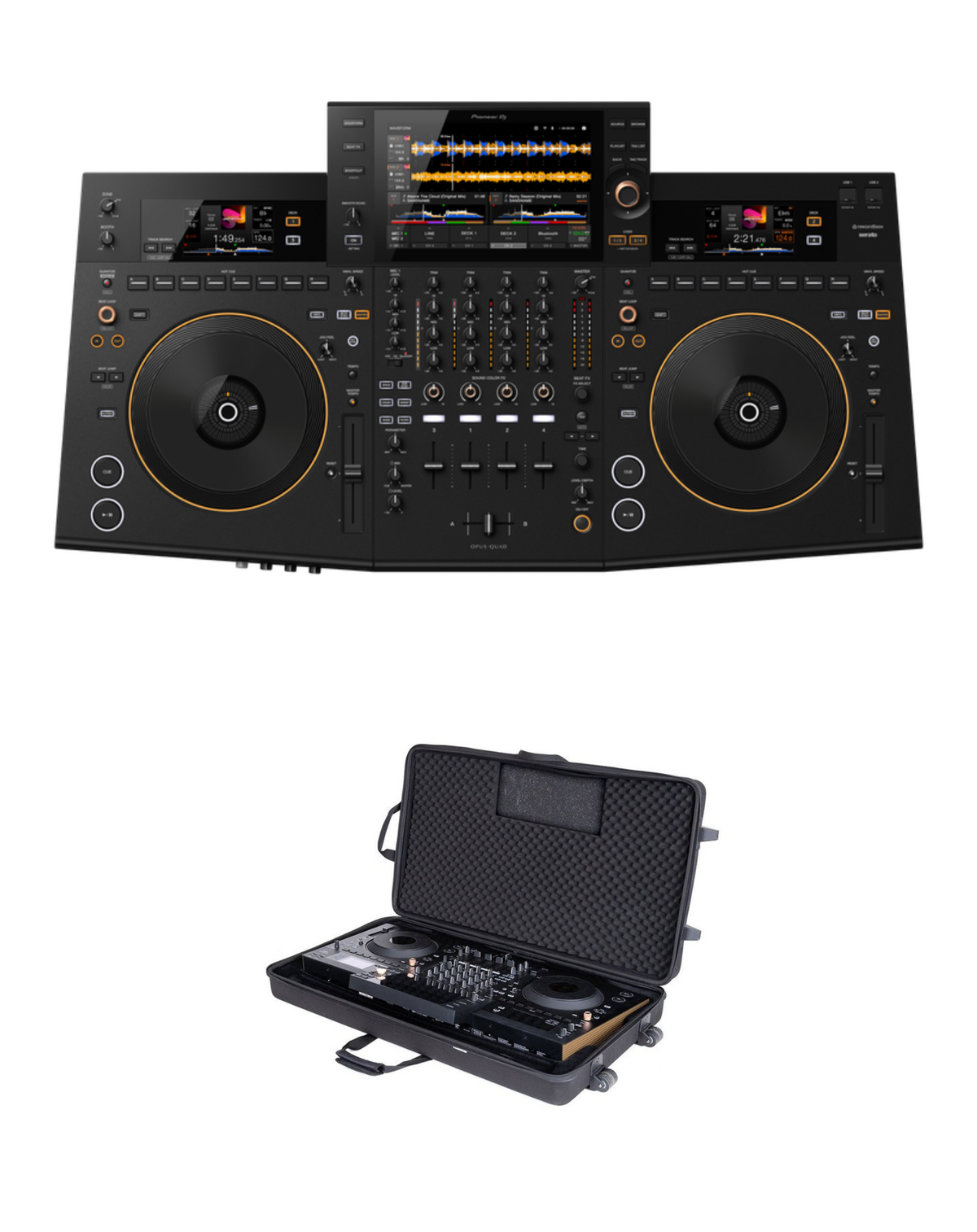 Pioneer DJ OPUS-QUAD + Headliner HL12015 Pro-Fit Case Bundle
