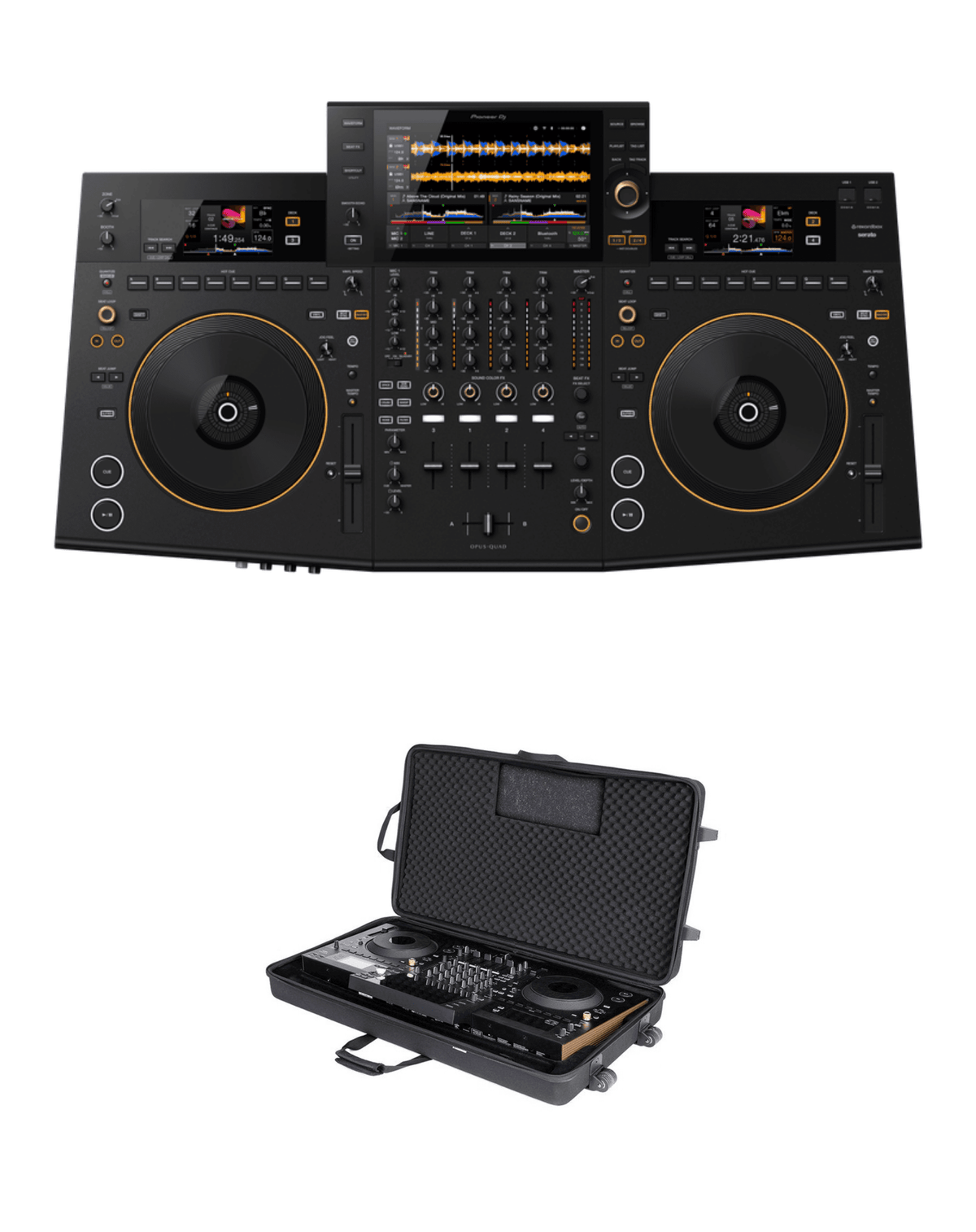 Pioneer DJ OPUS-QUAD + Headliner HL12015 Pro-Fit Case Bundle