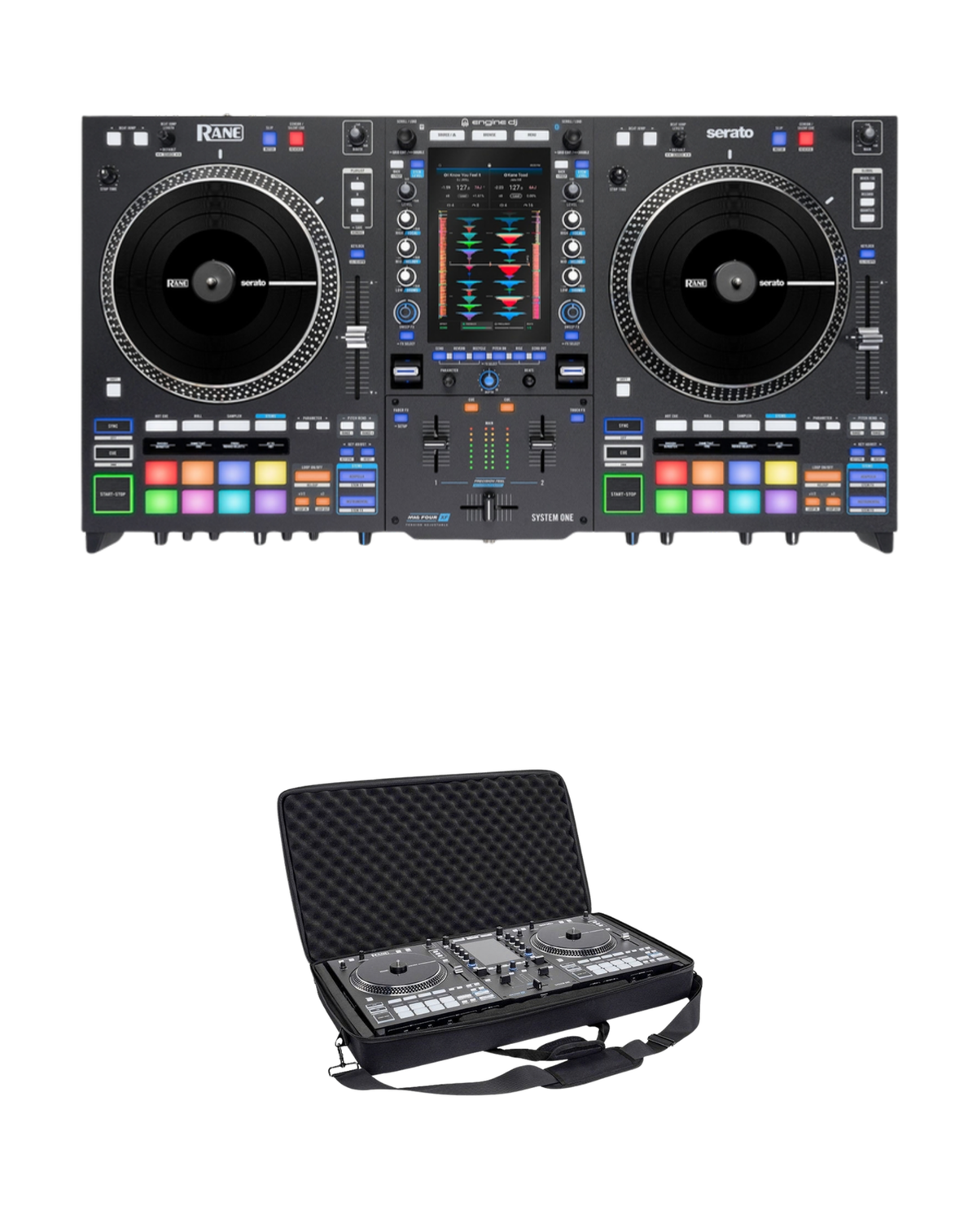 Rane SYSTEM ONE + Headliner HL12024 Pro-Fit Case Bundle