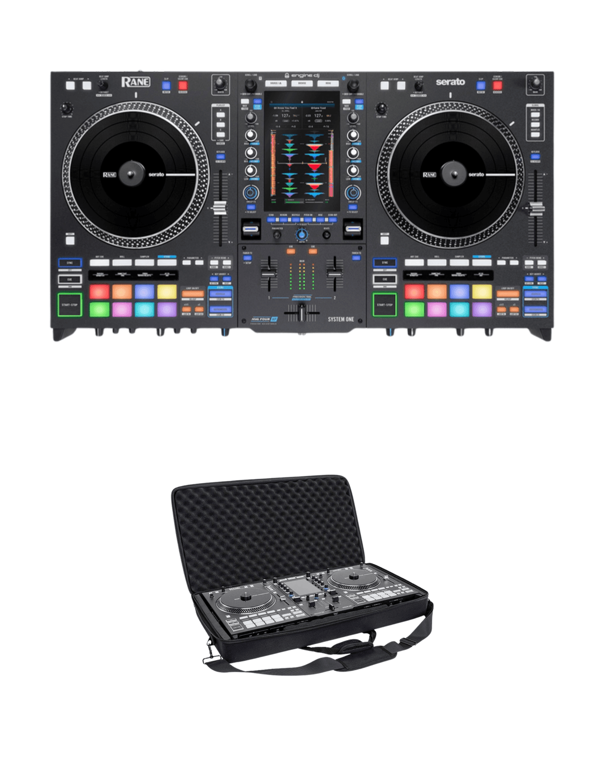 Rane SYSTEM ONE + Headliner HL12024 Pro-Fit Case Bundle