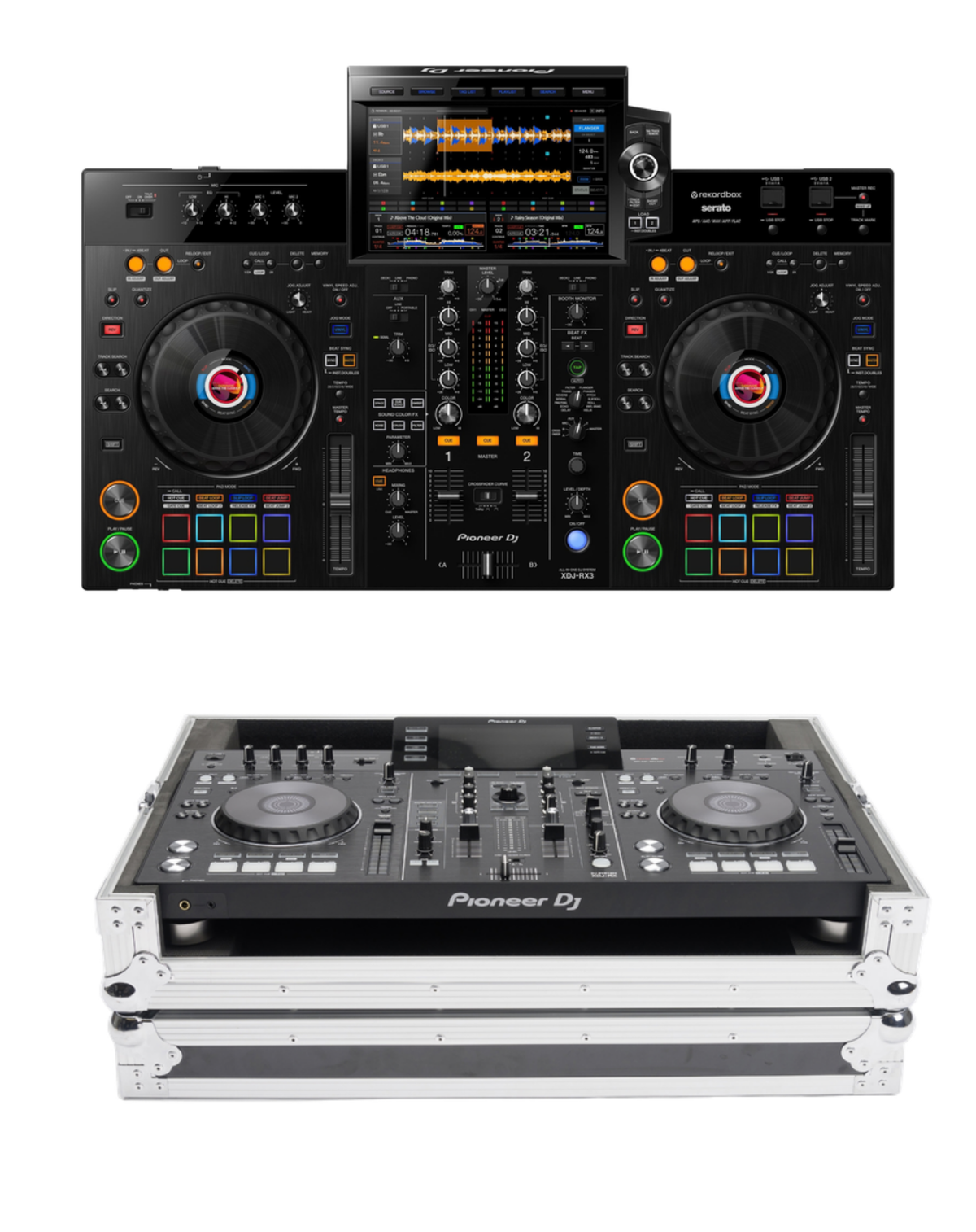 Pioneer DJ XDJ-RX3 + Magma MGA40975 Flight Case Bundle