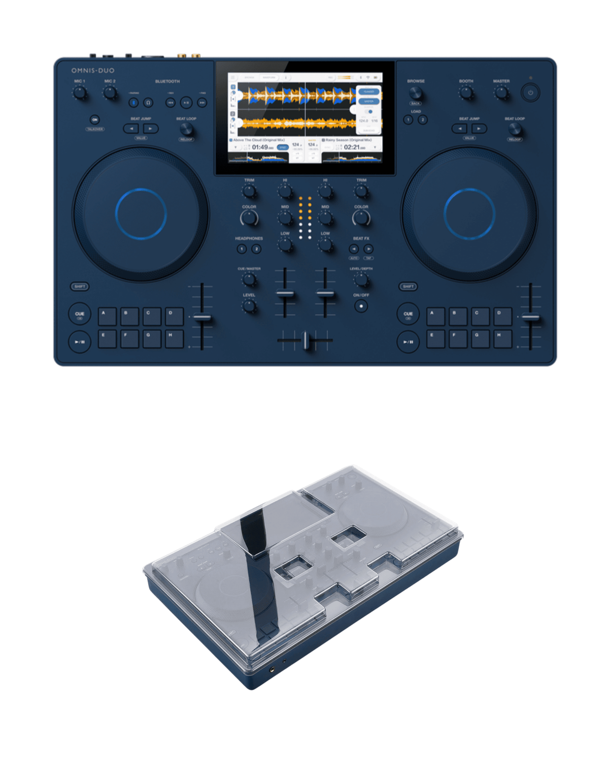 AlphaTheta OMNIS-DUO + Decksaver DS-PC-OMNISDUO Cover Bundle