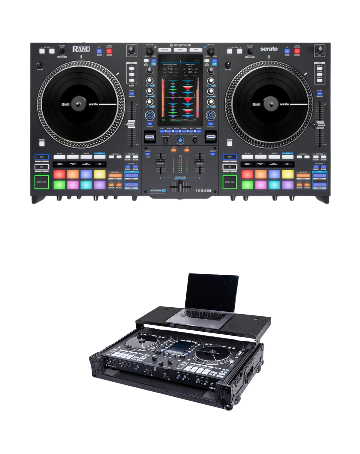 Rane SYSTEM ONE + Headliner HL10027 Flight Case Bundle