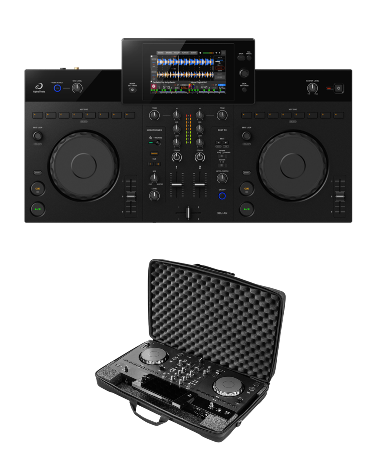 AlphaTheta XDJ-AN + Odyssey BMXDJAN Soft Case Bundle