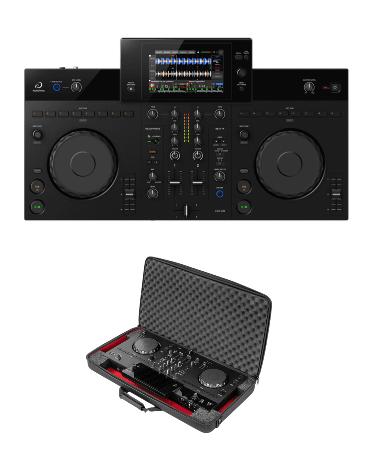 AlphaTheta XDJ-AN + Odyssey BATXDJAN Soft Case Bundle