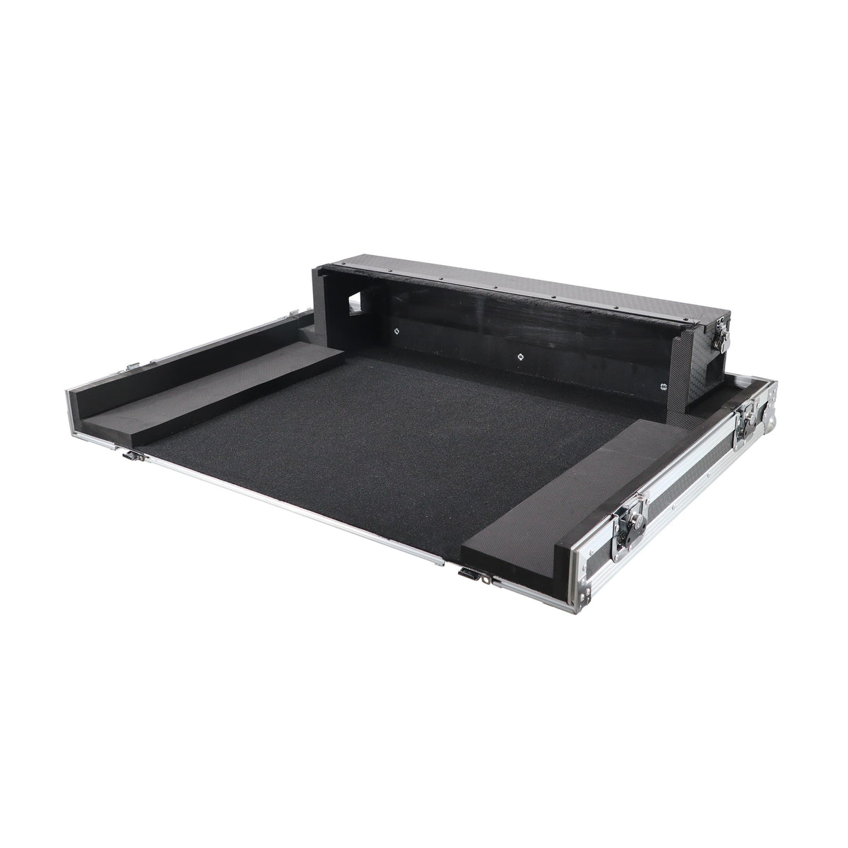 ProX ATA Digital Audio Mixer Flight Case for Yamaha TF3 Console with Doghouse compartment and Caster wheels.