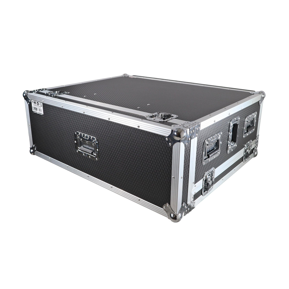 ProX ATA Digital Audio Mixer Flight Case for Soundcraft SI Impact Console with Doghouse compartment and Caster wheels.