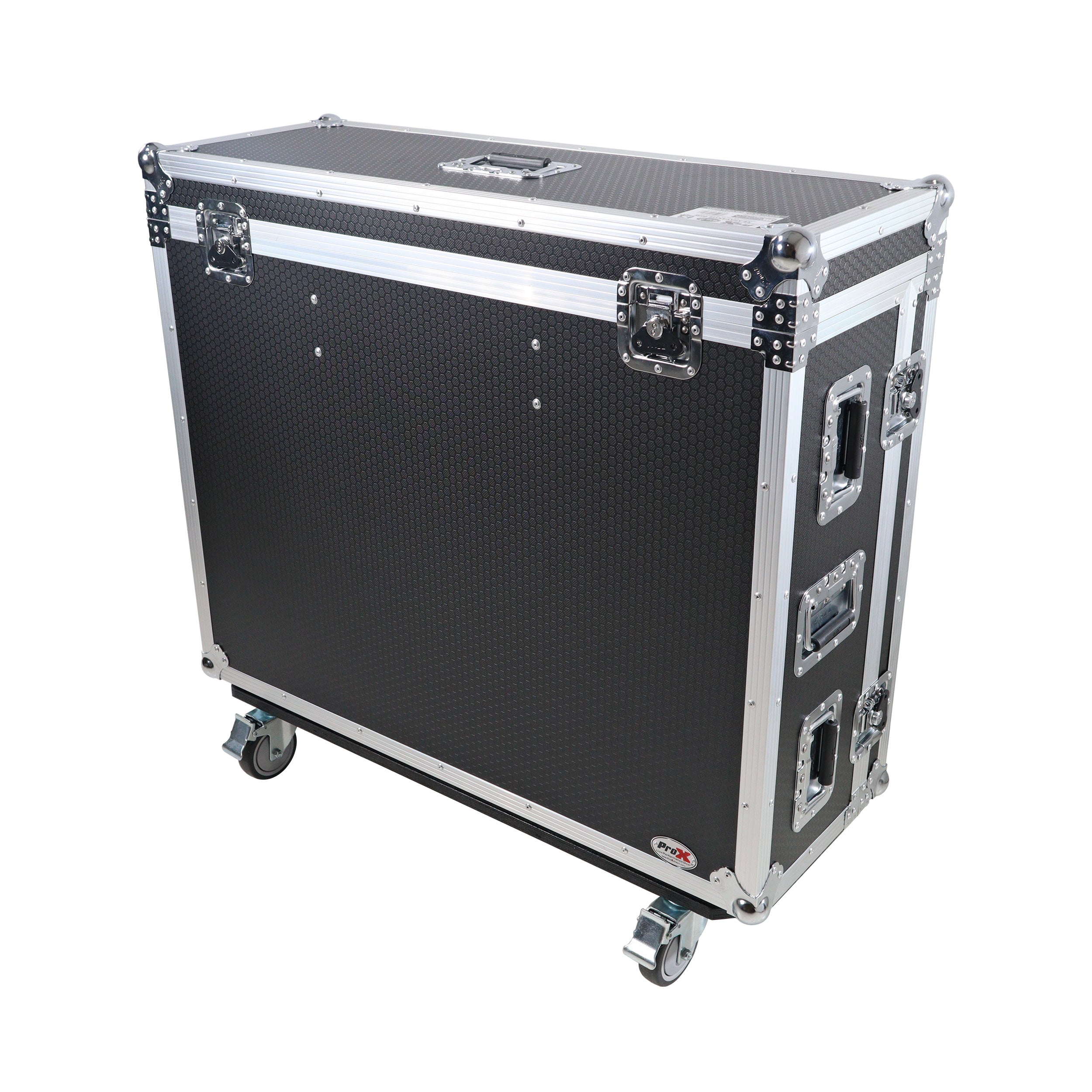 ProX ATA Digital Audio Mixer Flight Case for Yamaha TF3 Console with Doghouse compartment and Caster wheels