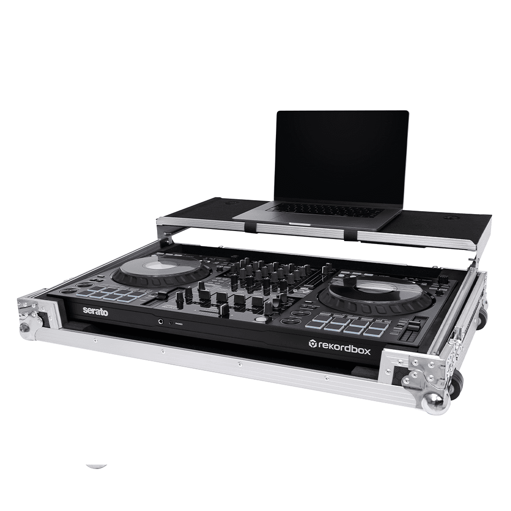 Headliner HL10011 - Flight Case for DDJ-FLX10 W/ Laptop Platform & Wheels.