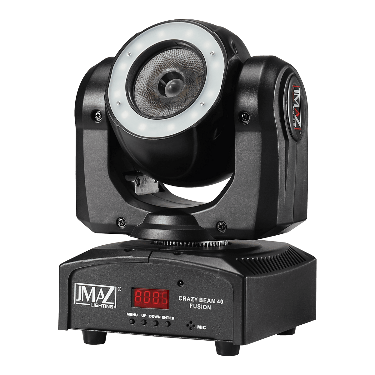 JMAZ CRAZY BEAM 40 FUSION - 60W RGBW LED Moving Head w/ Ring Effect.
