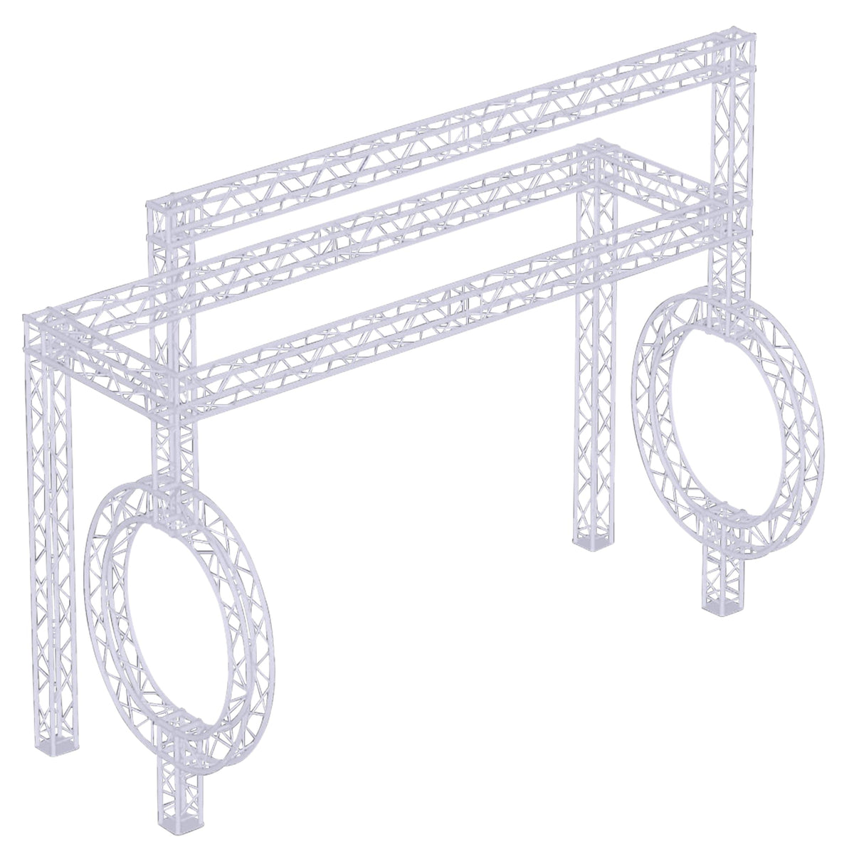 ProX Double Circle 10X20 Exhibition Module Stand Truss Package.