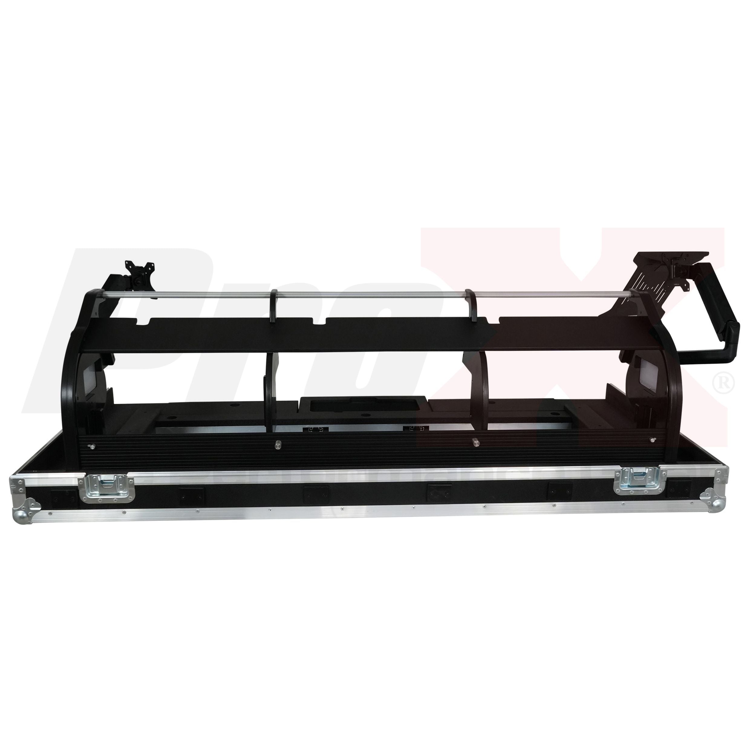 ProX Flight case for Yamaha Rivage PM5 CS-R5 Audio Console Mixer with Doghouse and Wheels by Santosom
