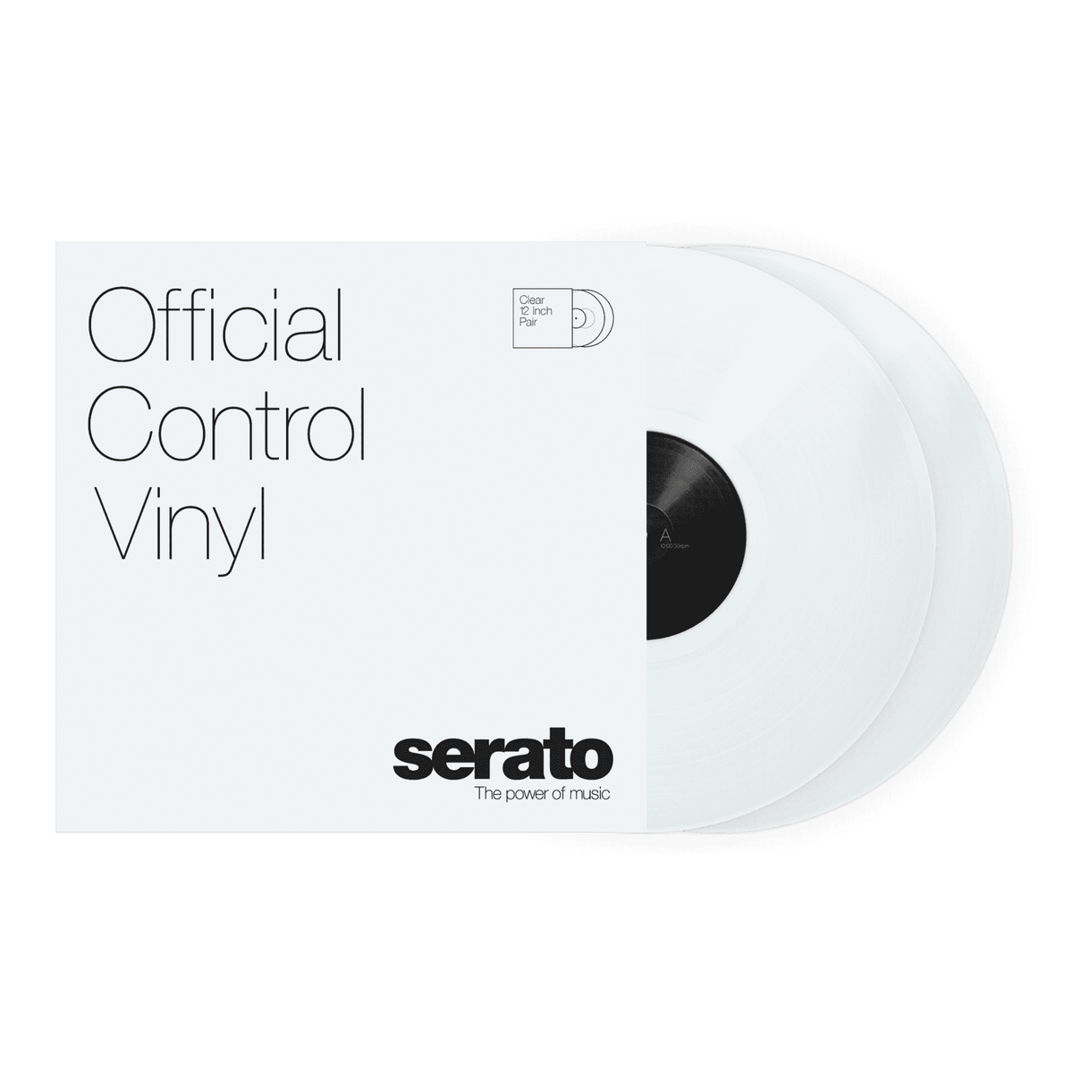 Serato Performance Series 12" Control Vinyl (Pair, Clear).