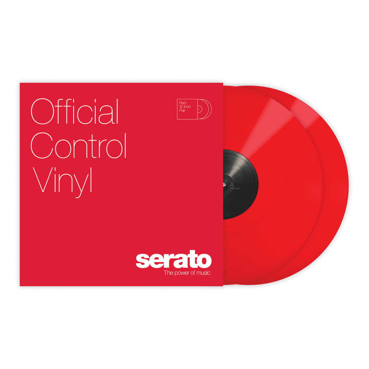 Serato Performance Series 12" Control Vinyl (Pair, Red).