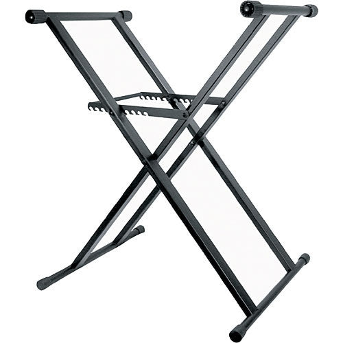 Odyssey LTBXS - Heavy-Duty Double Braced Black X-Stand