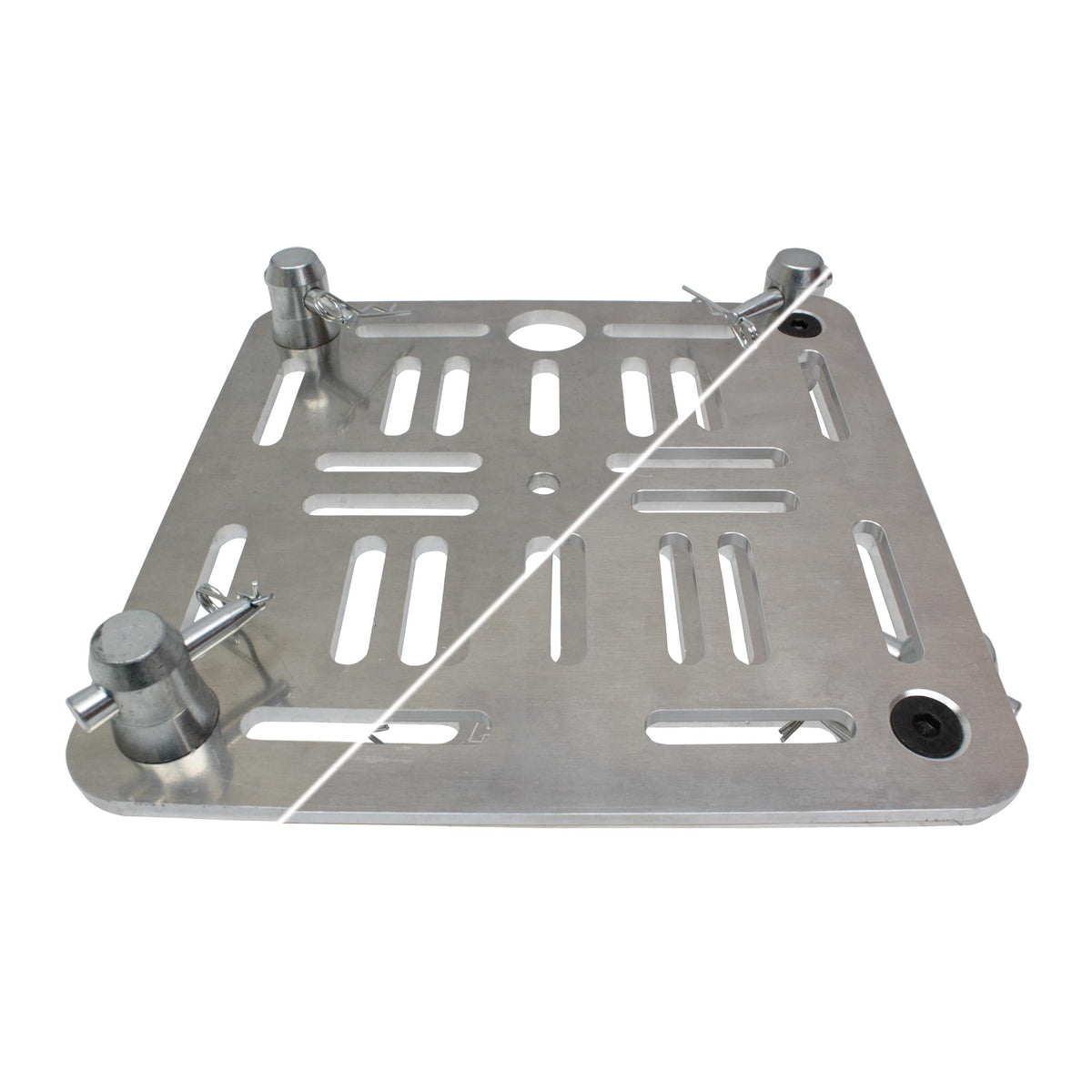 ProX 12" Aluminum 8mm Slotted Holes Truss Top Plate for F34 F32 F31 Conical Square Truss with Twist Locks and Connectors.