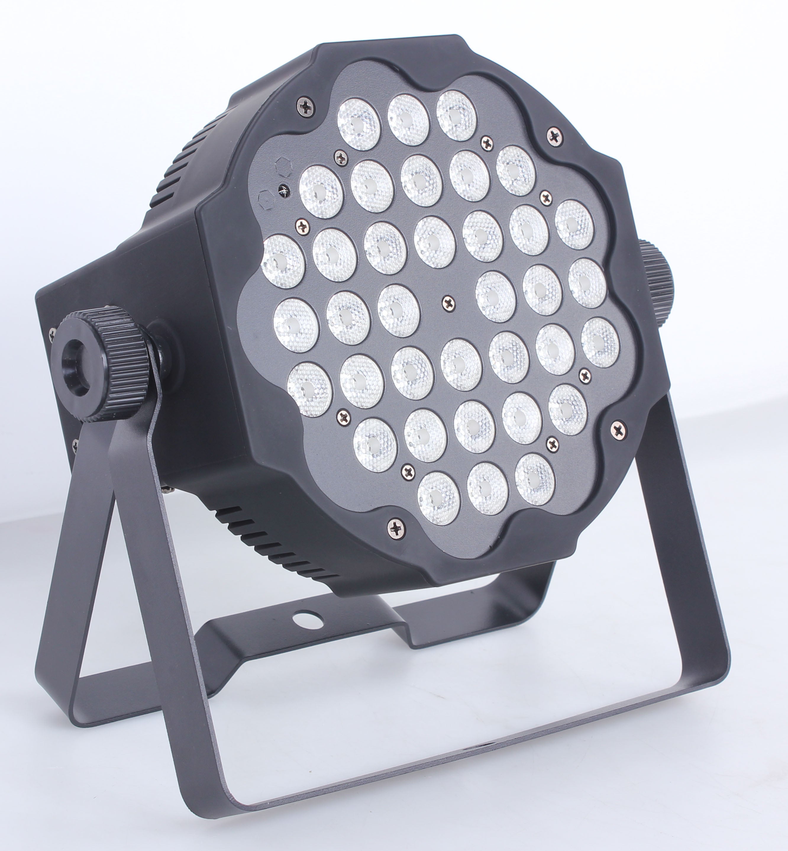 ProX Fusion RGBWA Par 36x 1W LED Slim Par Black Housing