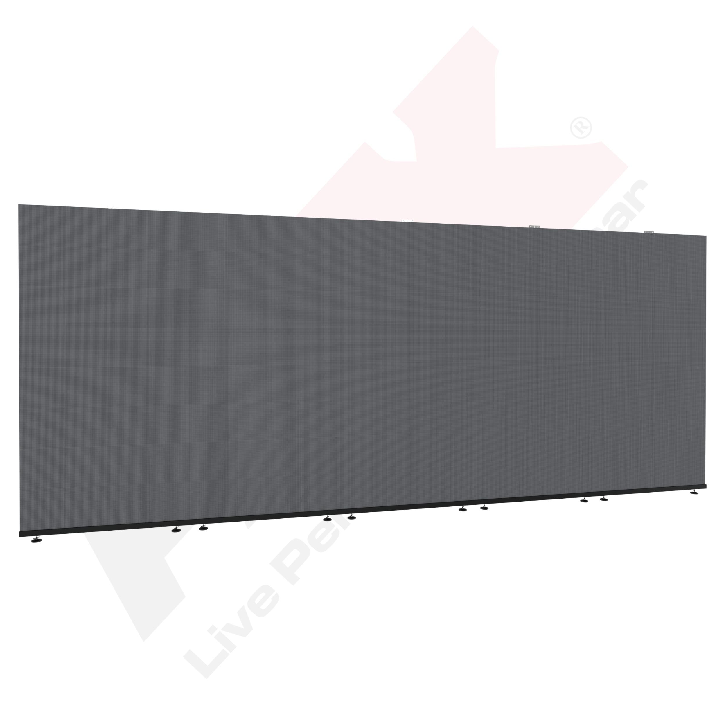 ProX LED Video Display Panel Ground Support System Package 5M/16.40FT Width x 2.0M/6.56FT Height in Black