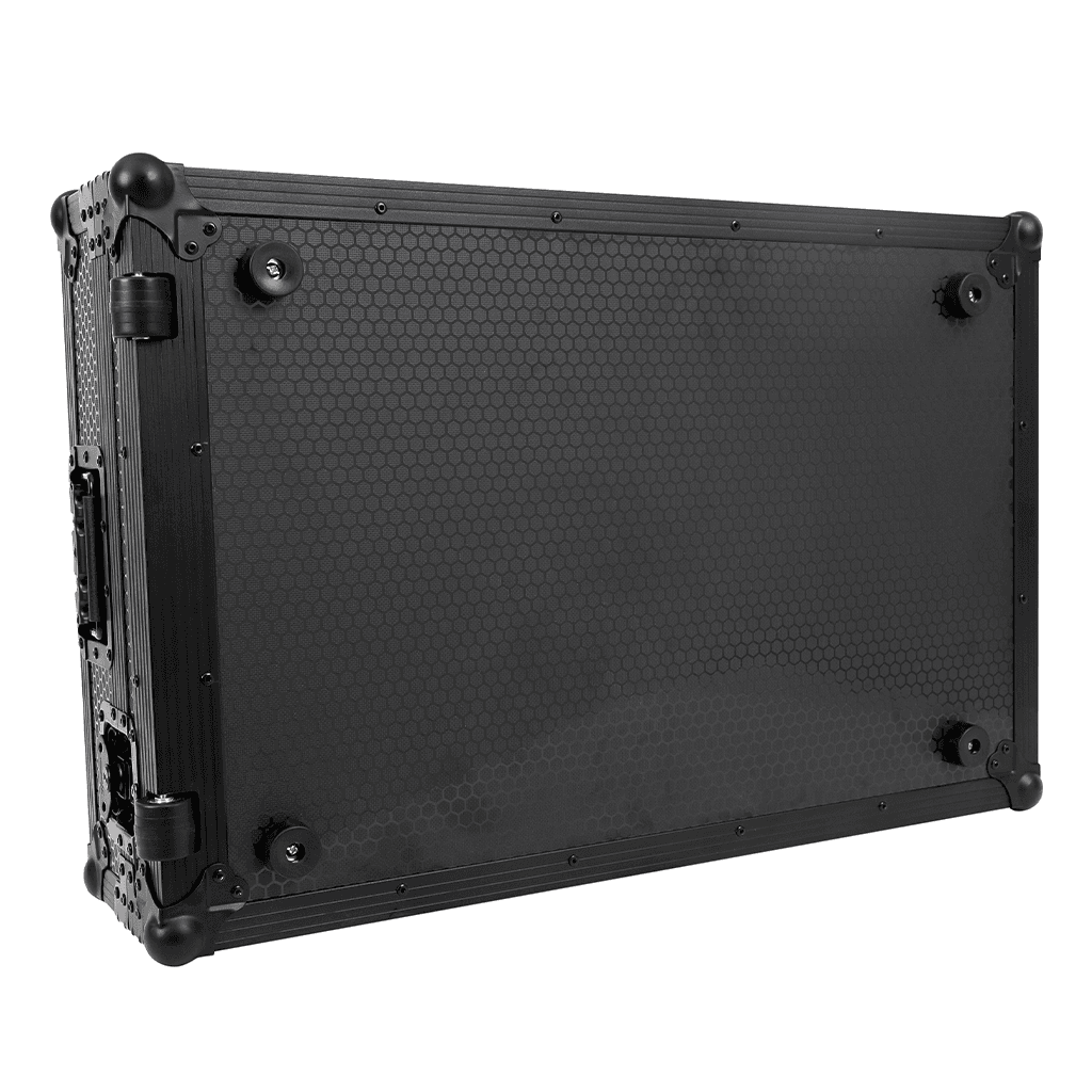 Headliner HL10013 - Pitch Black Flight Case for DDJ-FLX10 W/ Laptop Platform & Wheels.