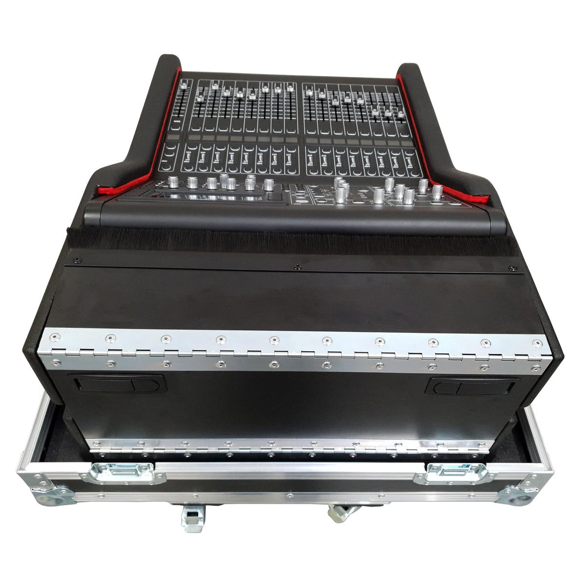 ProX MIDAS M32R Flip-Ready Hydraulic Console Easy Retracting Lifting 1U Rack Space Case by ZCASE.