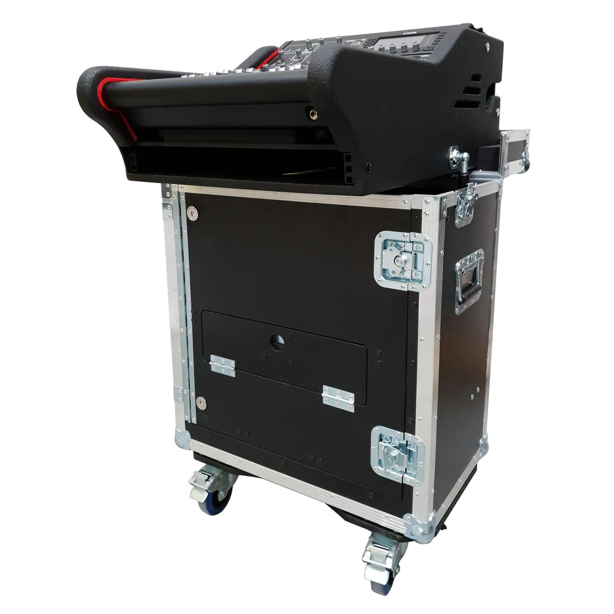 ProX MIDAS M32R Flip-Ready Hydraulic Console Easy Retracting Lifting 1U Rack Space Case by ZCASE.
