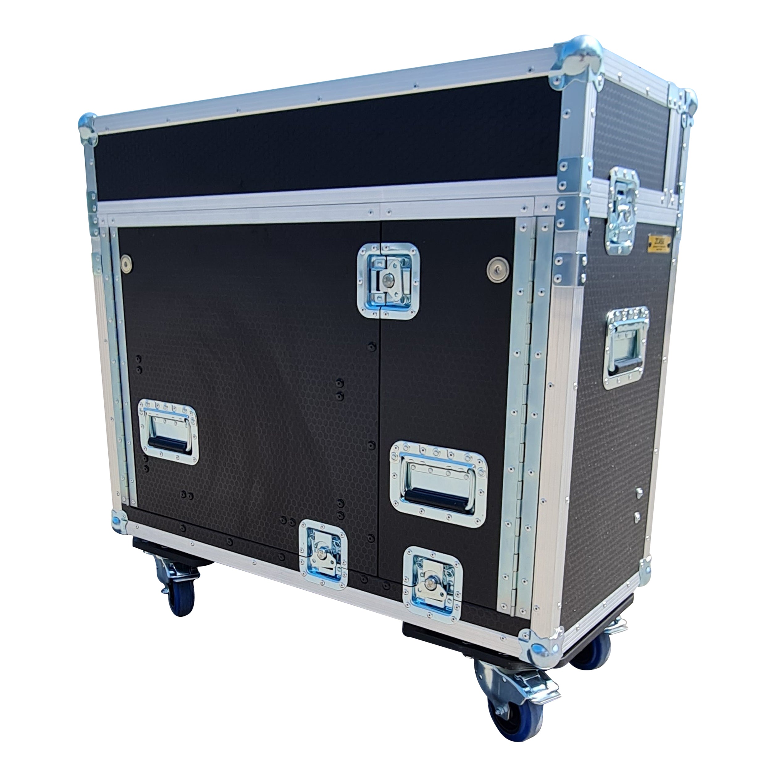 ProX DiGiCO S21 Flip-Ready Hydraulic Console Easy Retracting Detachable Lifting Console Flight Case with wheels by ZCASE