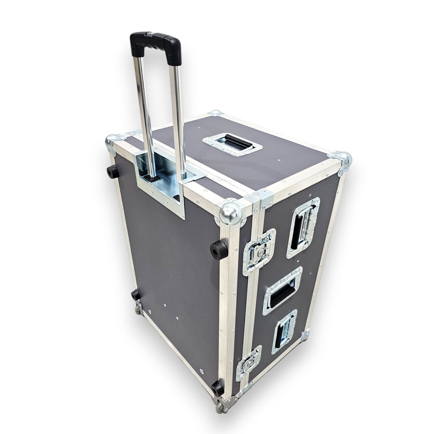 ProX ATA Flight Case for Digital Audio Mixer Yamaha DM7C Compact with Corner Wheels, DogHouse and Telescopic Handle