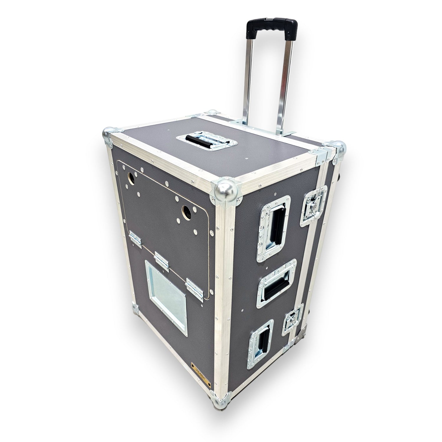 ProX ATA Flight Case for Digital Audio Mixer Yamaha DM7C Compact with Corner Wheels, DogHouse and Telescopic Handle
