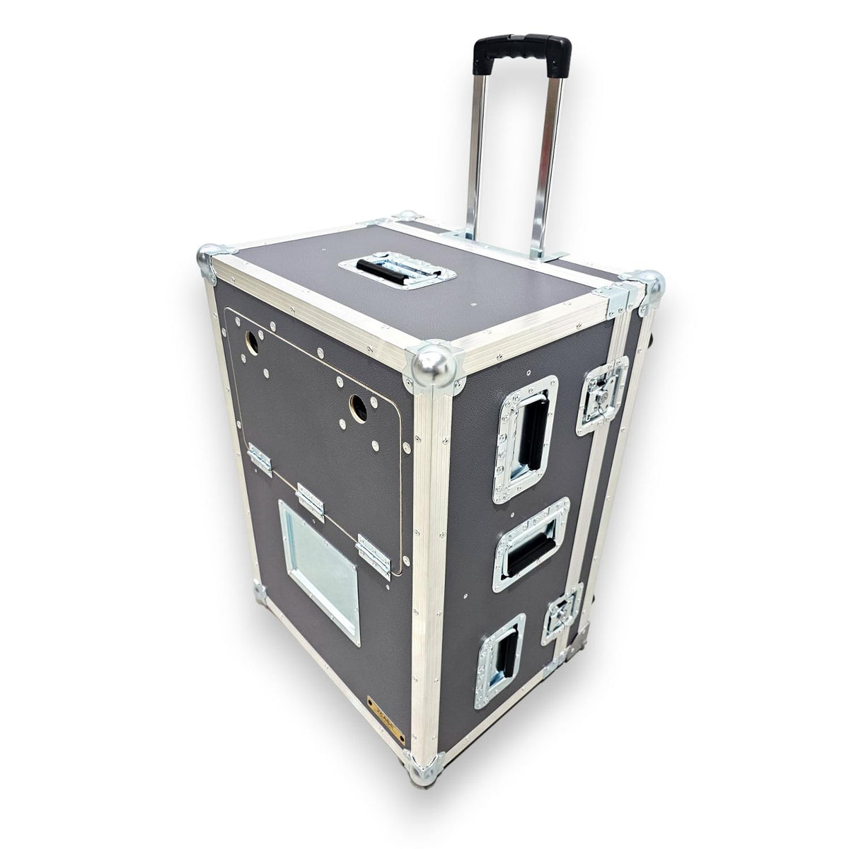 ProX ATA Flight Case for Digital Audio Mixer Yamaha DM7C Compact with Corner Wheels, DogHouse and Telescopic Handle.