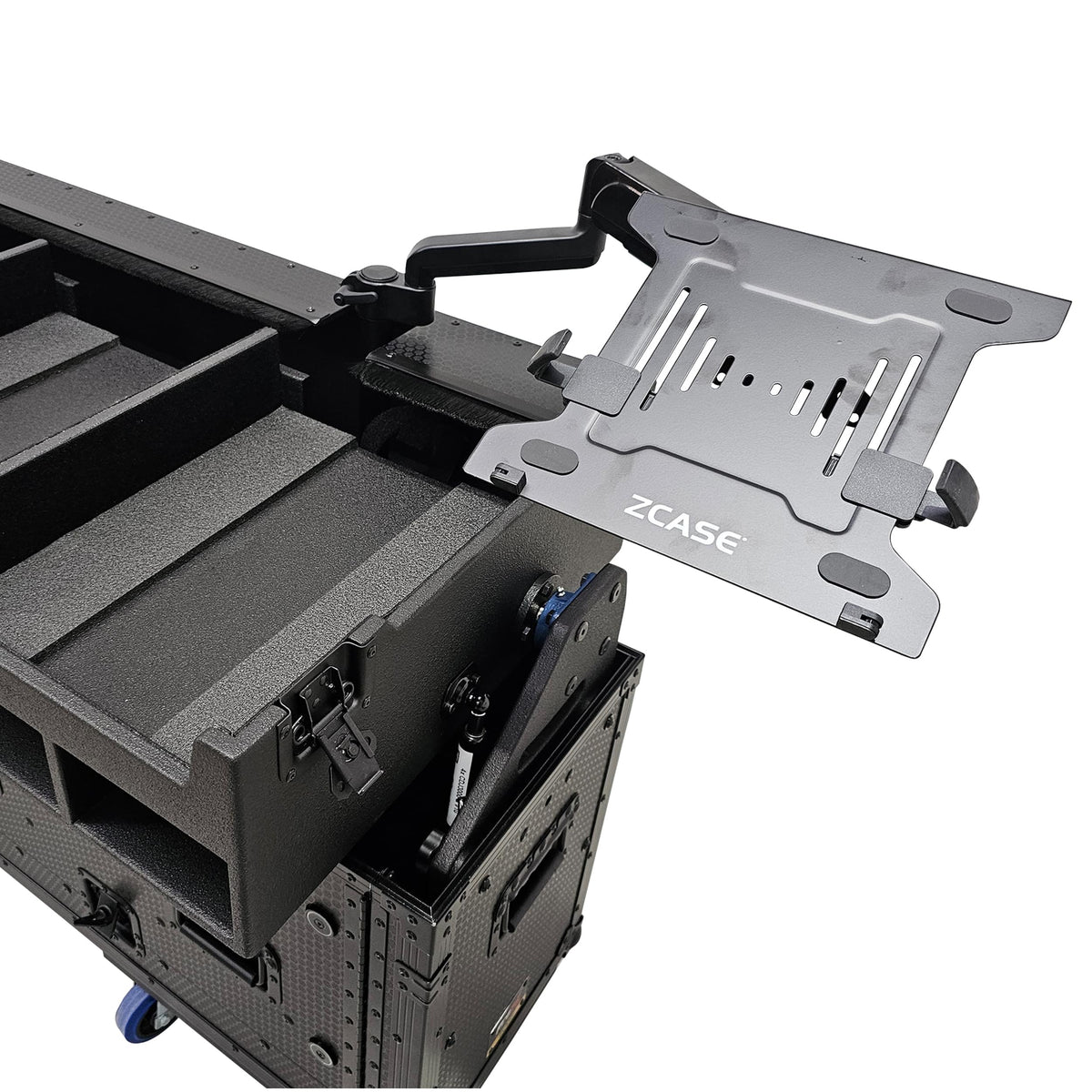 ProX Flip-Ready Easy Retracting Hydraulic Lift Case for 4x Pioneer CDJ-3000 and DJM-V10 or A9 System.