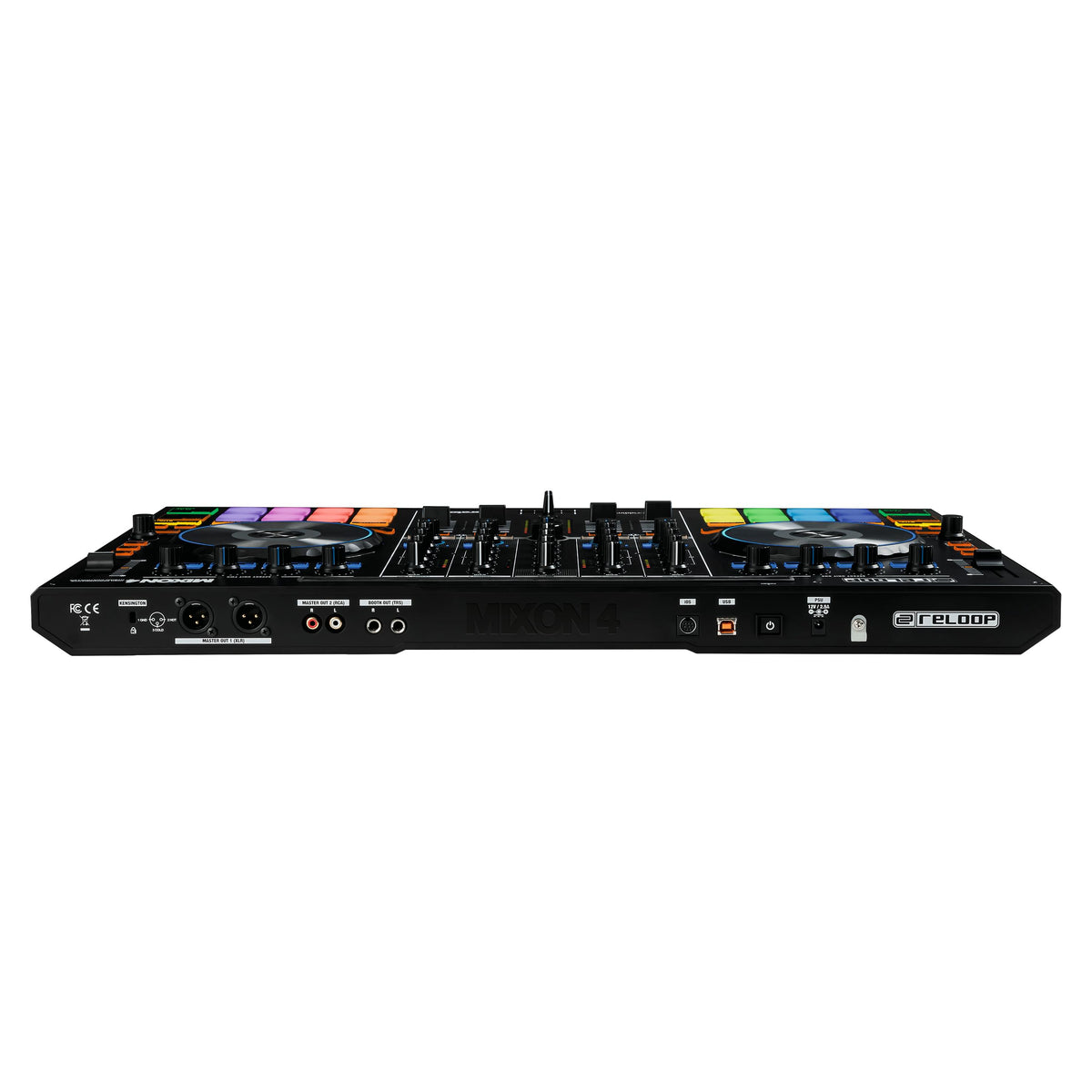 Reloop Mixon 4 - 4-Channel High Performance Hybrid DJ Controller For Serato DJ & Algoriddim.