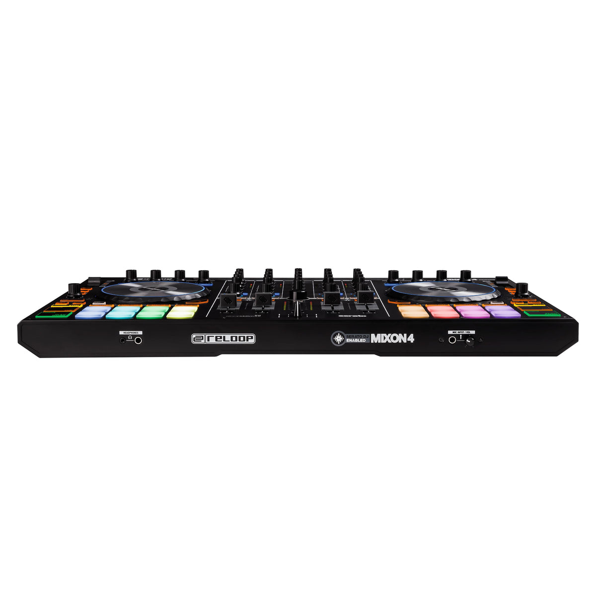 Reloop Mixon 4 - 4-Channel High Performance Hybrid DJ Controller For Serato DJ & Algoriddim.