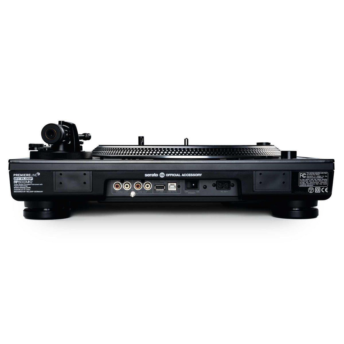 Reloop RP-8000 MK2 - Upper Torque Hybrid Turntable Instrument.