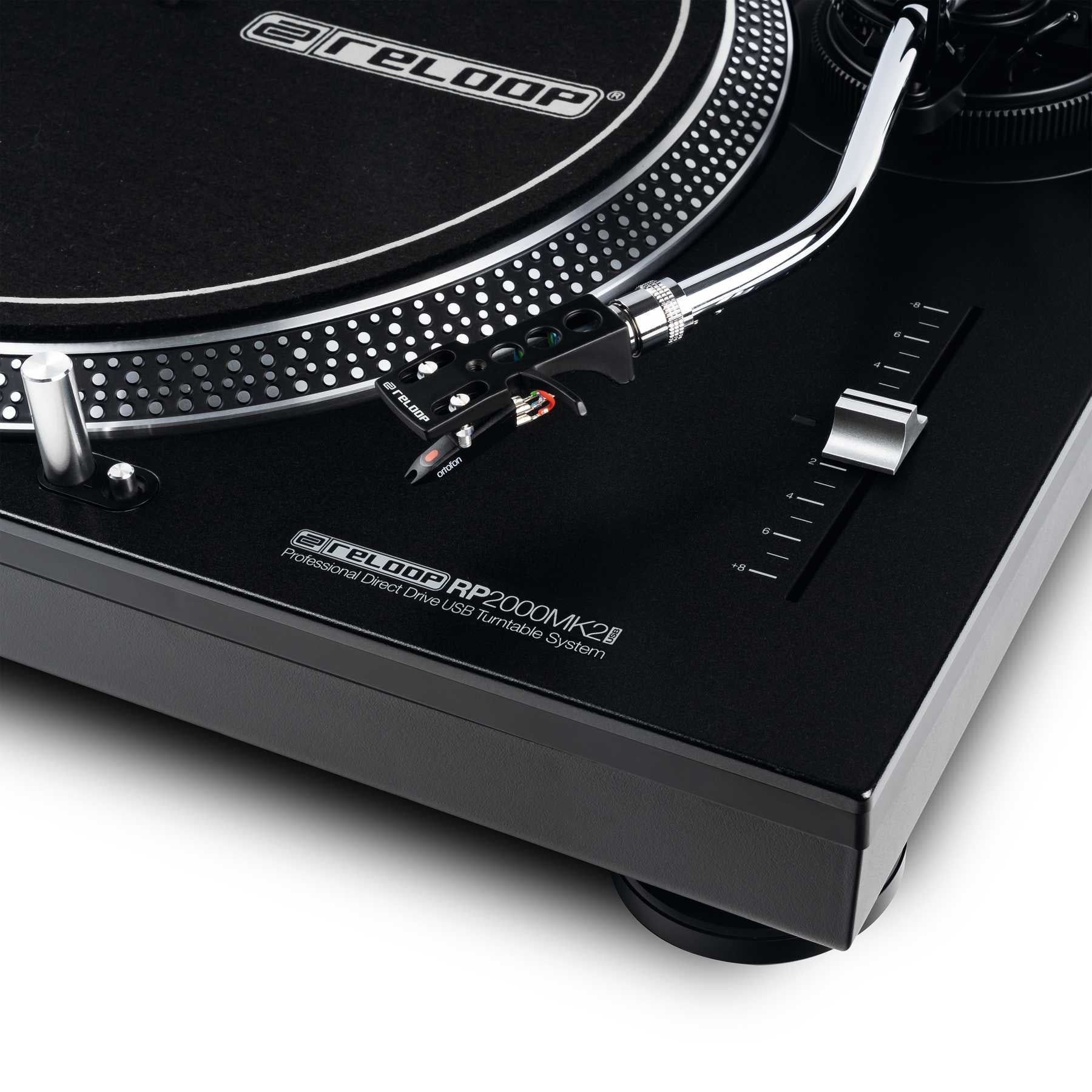 Reloop RP-2000MK2 USB - Professional Direct Drive USB Turntable System