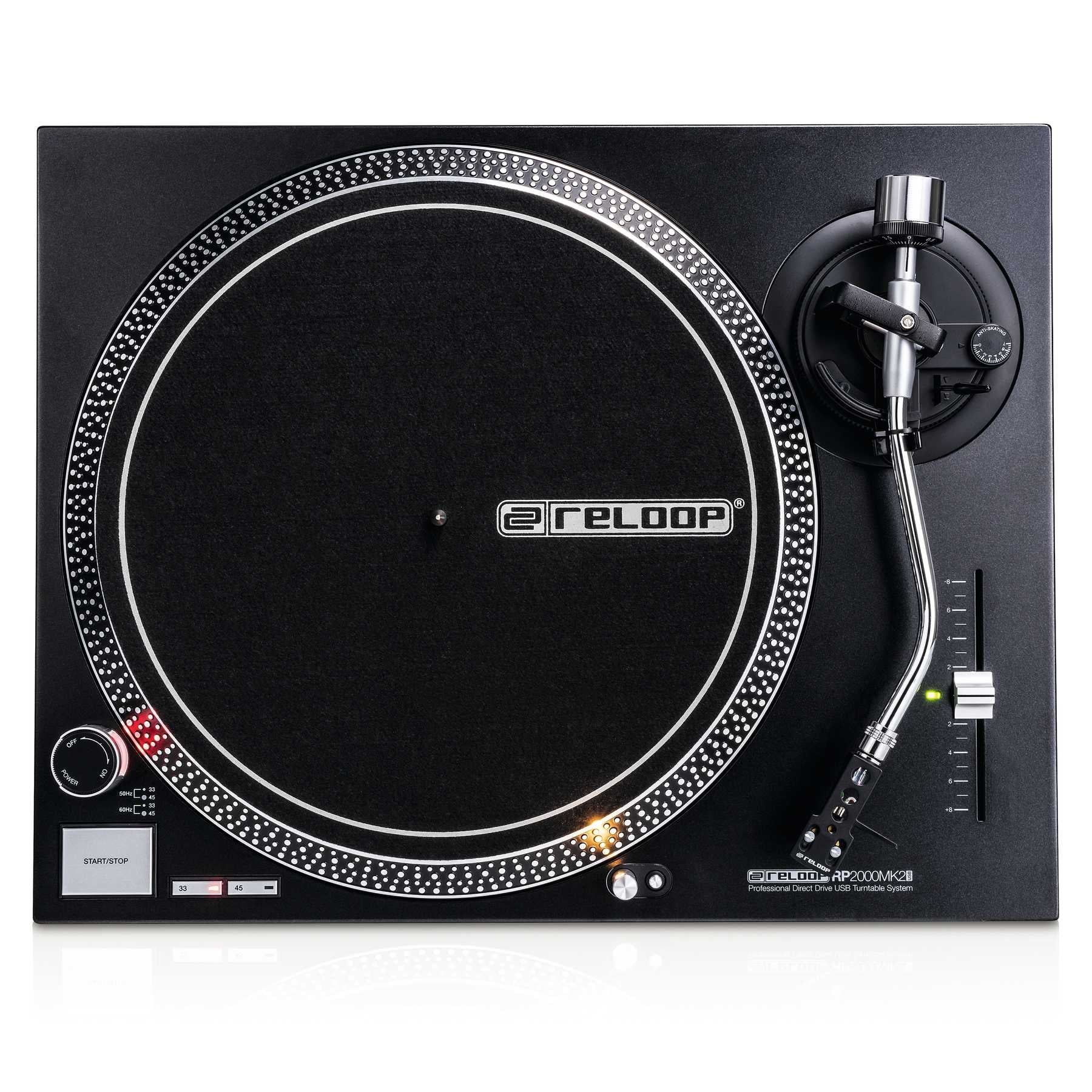 Reloop RP-2000MK2 USB - Professional Direct Drive USB Turntable System