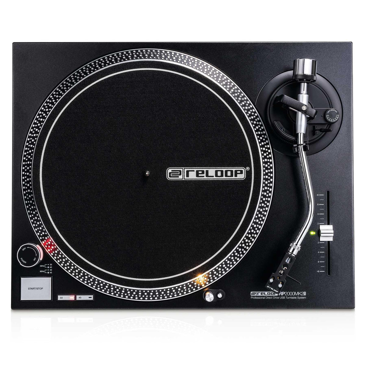 Reloop RP-2000MK2 USB - Professional Direct Drive USB Turntable System.