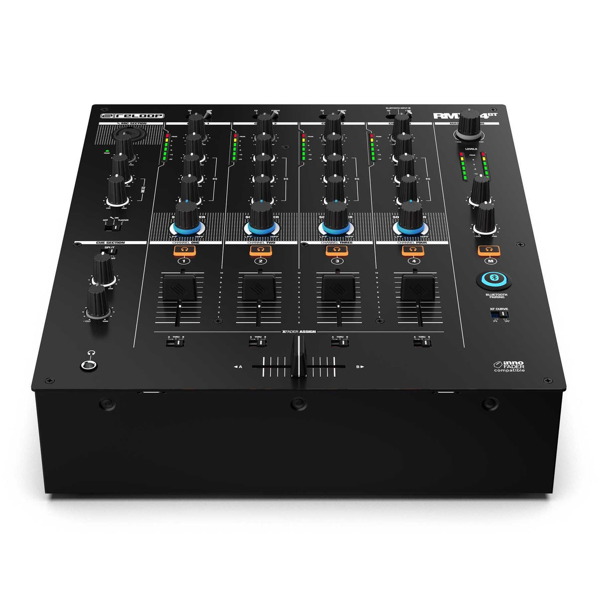Reloop RMX-44 BT - 4 Channel Bluetooth DJ Club Mixer.