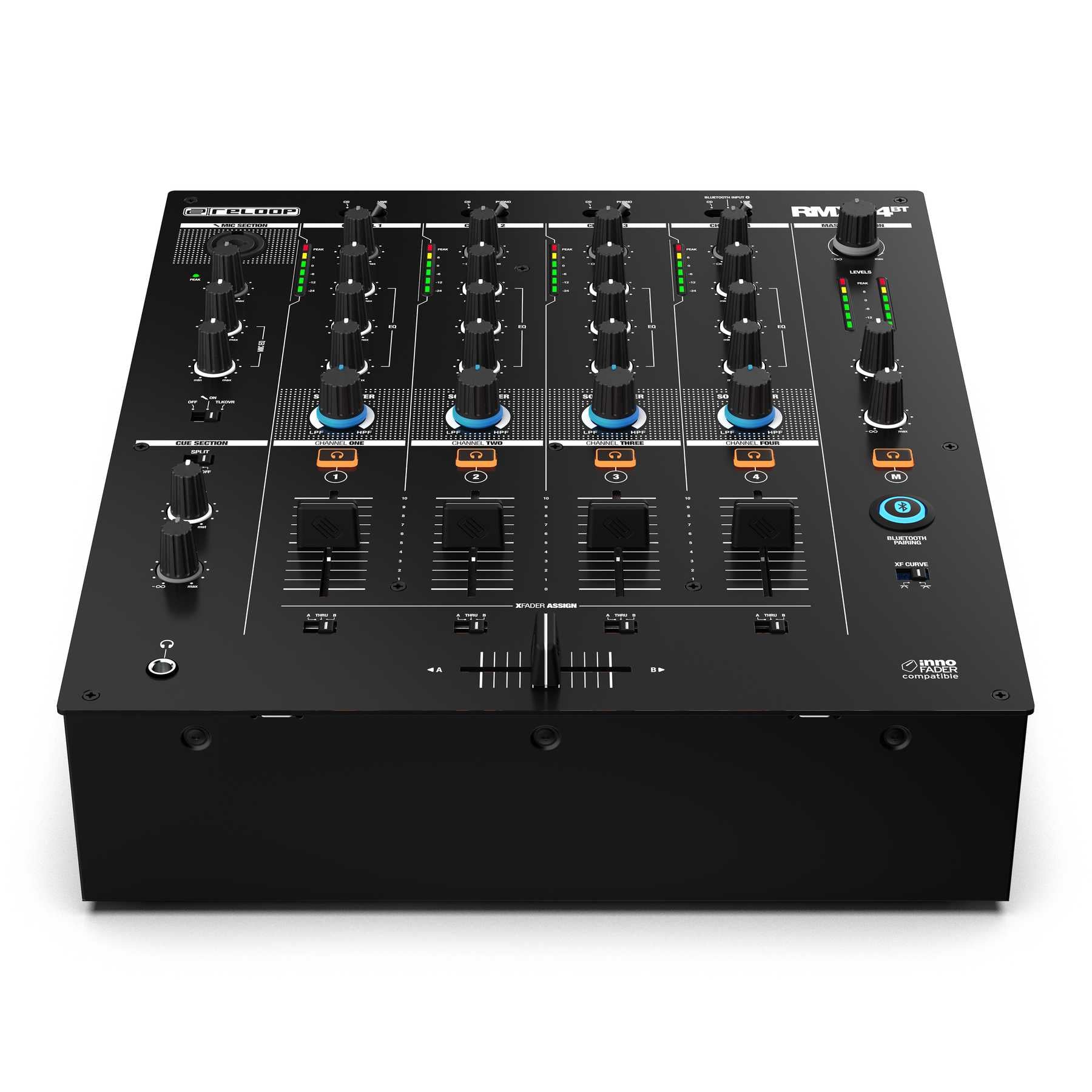 Reloop RMX-44 BT - 4 Channel Bluetooth DJ Club Mixer