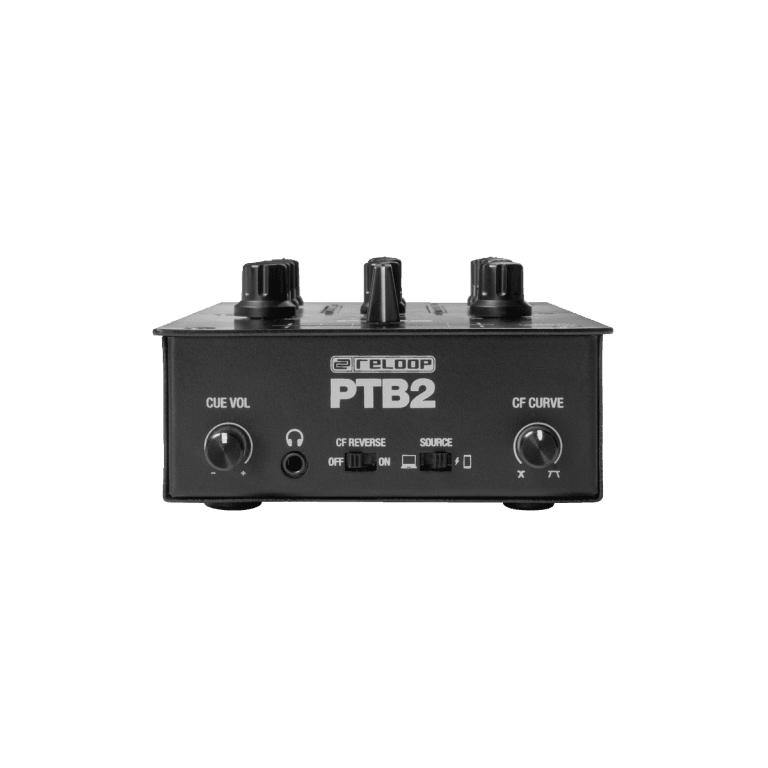 Reloop PTB2 - Portable 2+1-Channel DJ Mixer with DVS & Bluetooth Interface.
