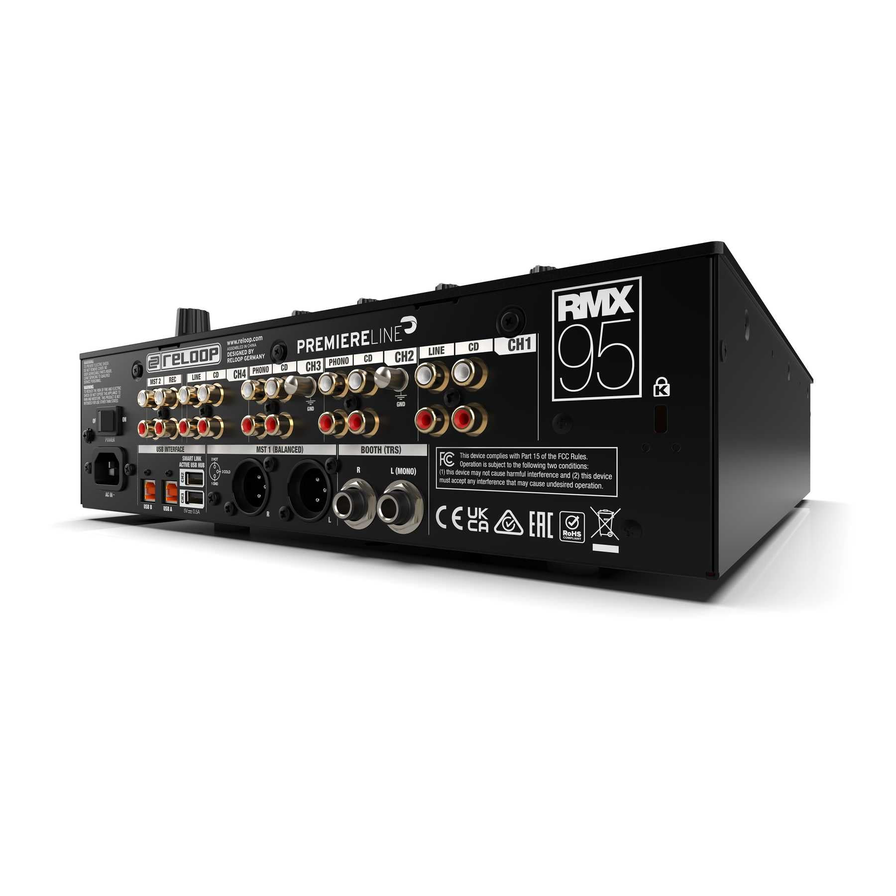 Reloop RMX-95 - Digital Club Mixer with 24-bit Dual Interface