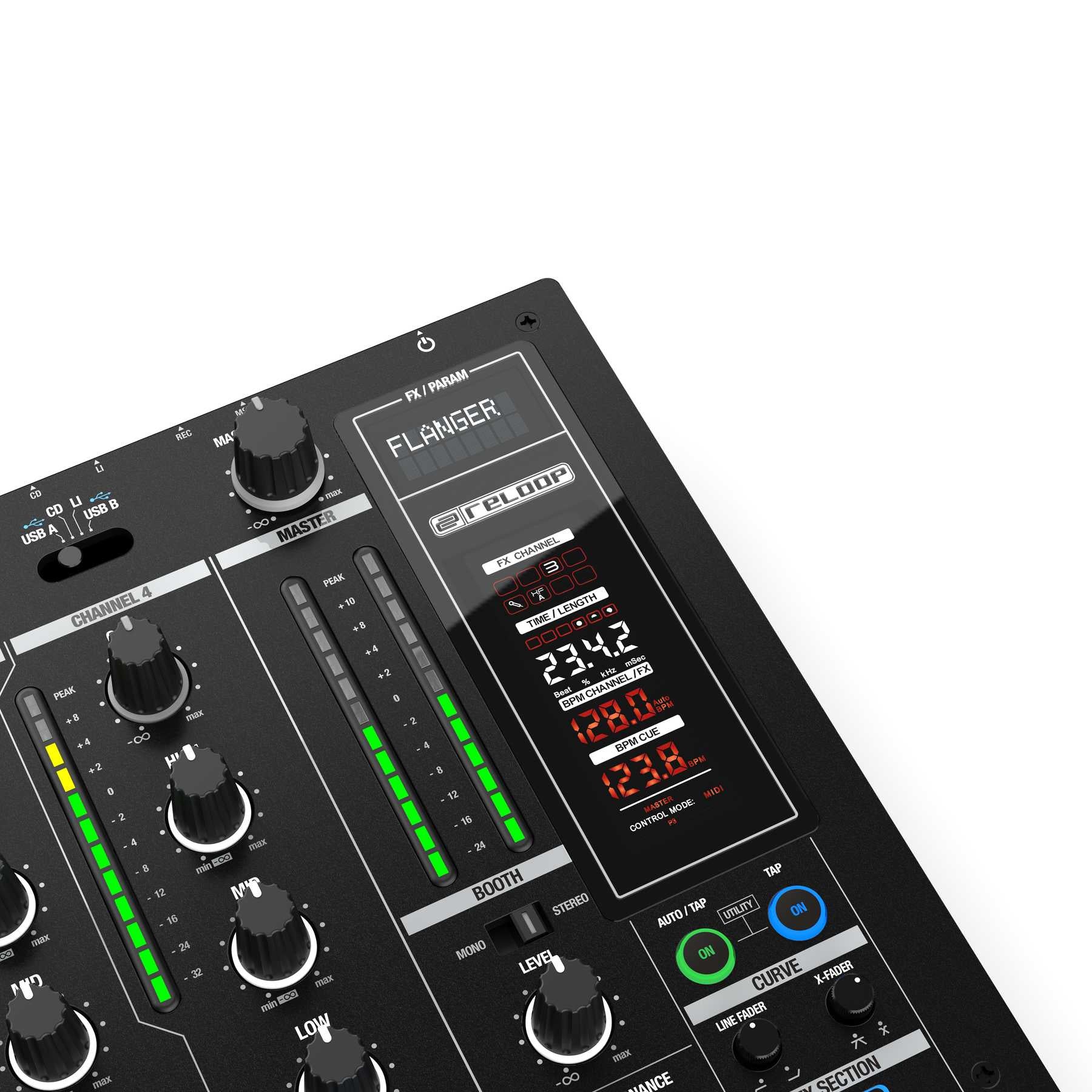 Reloop RMX-95 - Digital Club Mixer with 24-bit Dual Interface