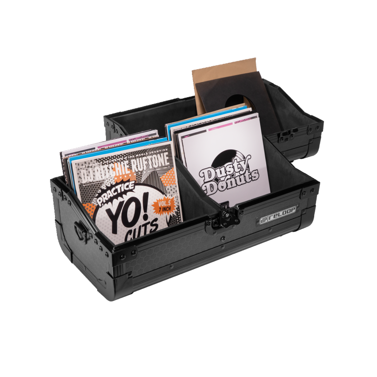 Reloop 7'' Record Case 150 Black - Reliable Companion Case for 7″ Vinyl