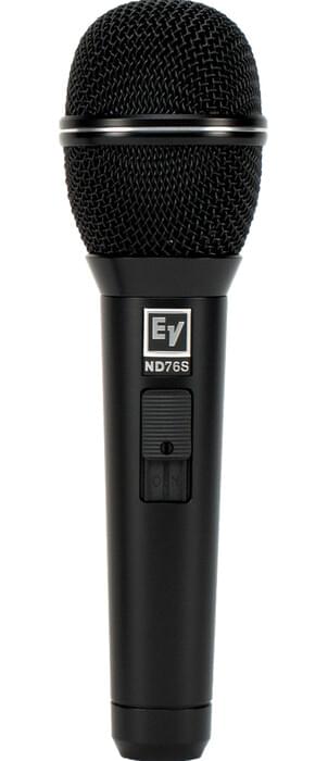 Electro-Voice ND76S - Dynamic Cardioid Vocal Microphone with on/off switch