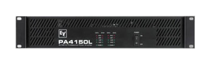 Electro-Voice PA4150L - 4-Channel Class AB Power Amplifier, 4x160W at 4 Ohms.