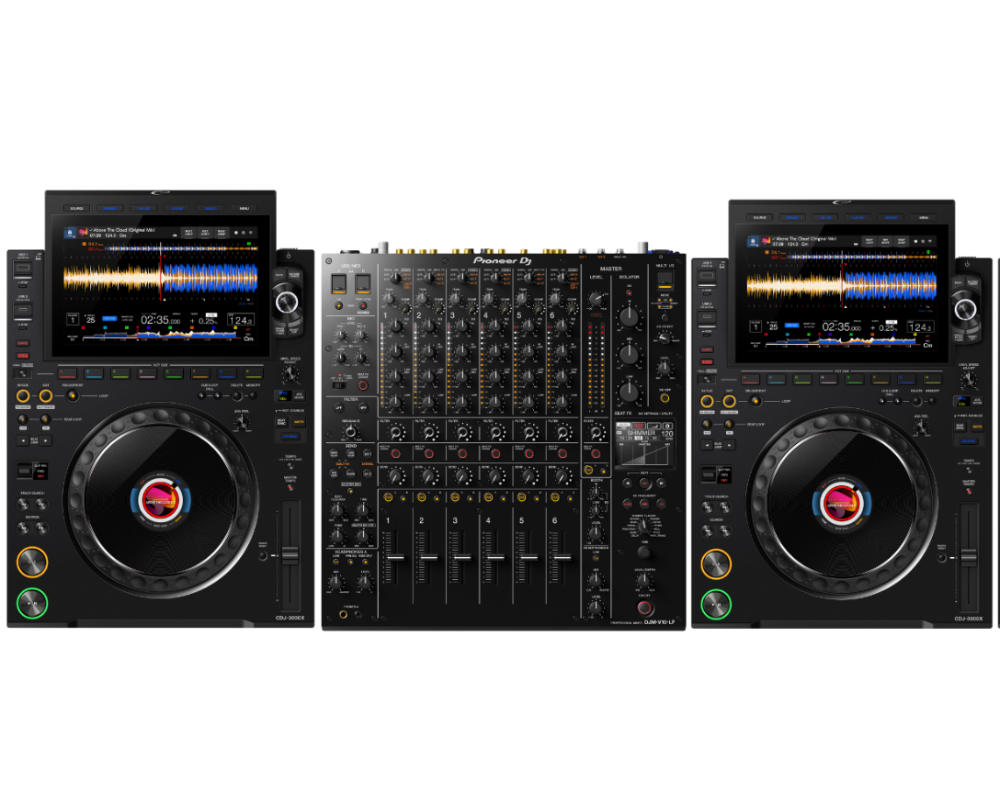 2x AlphaTheta CDJ-3000X + Pioneer DJ DJM-V10 Bundle