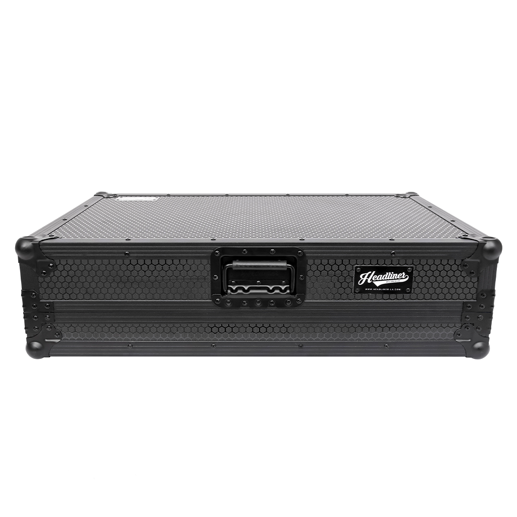 Headliner HL10012 - Pitch Black Flight Case for DDJ-FLX10 W/ Laptop Platform.
