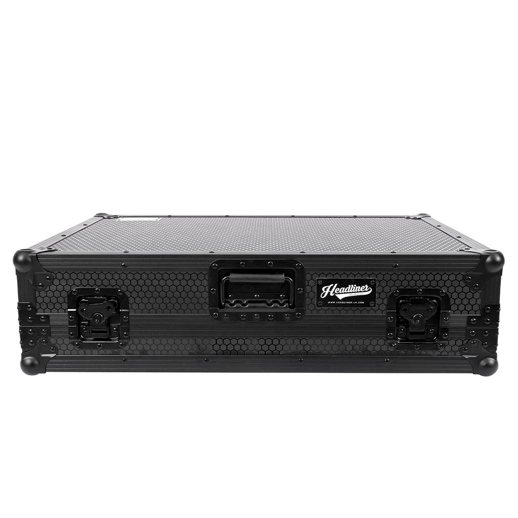 Headliner HL10013 - Pitch Black Flight Case for DDJ-FLX10 W/ Laptop Platform & Wheels