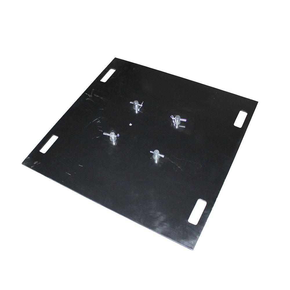 ProX 36'' Steel 10mm Truss Base Plate for F34 F32 F31 Conical Square Truss with Connectors - Black Finish