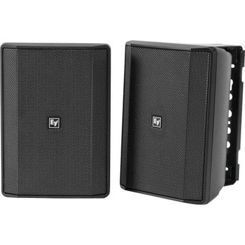 Electro-Voice EVID-S5.2XB - 5" Surface-Mount Loudspeaker Pair, 70/100V, IP65, Black